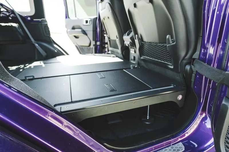 Jeep Wrangler JLU – Full Rear Seat Delete Kit