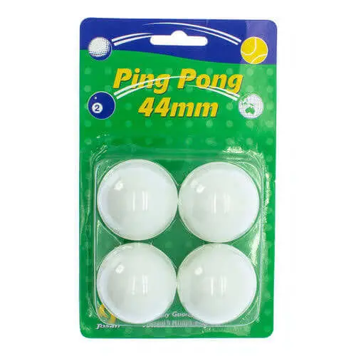 Josan 4-Pack Yonex-Approved 44mm Table Tennis Balls