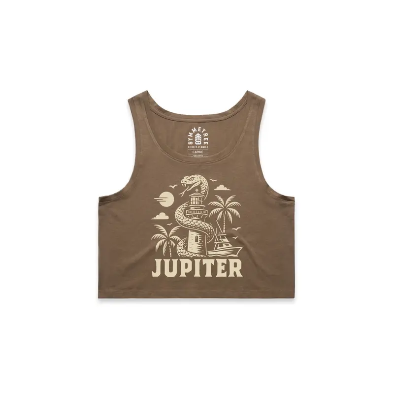 Jupiter Lighthouse Cropped Top