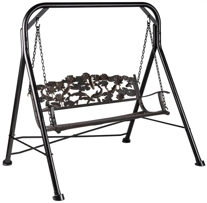KOI Pond-Inspired Swing – Outdoor Asian Garden Decor