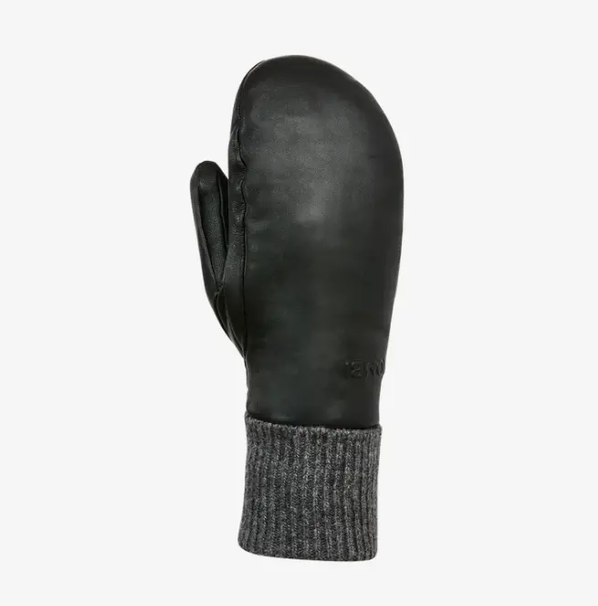 Kombi Women’s Rolly Leather-Trimmed Mittens