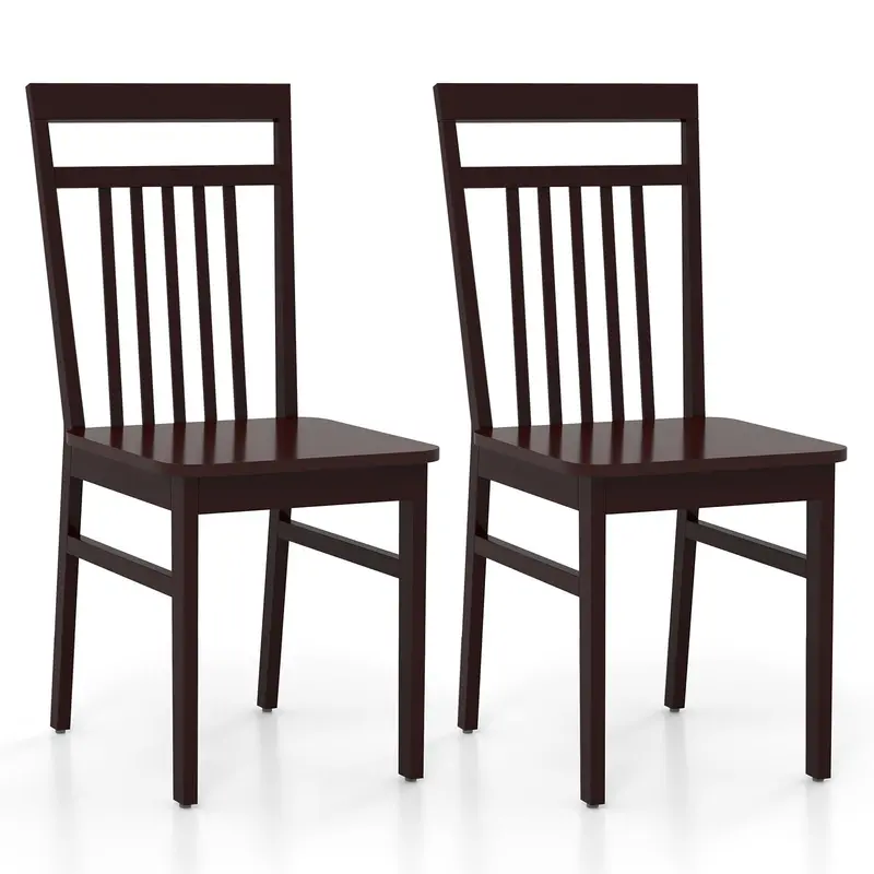 KOMFOTT All-Wood Kitchen Chairs (2 or 4-Pack) – Solid Hardwood Frame, Minimalist Structure & Lasting Durability