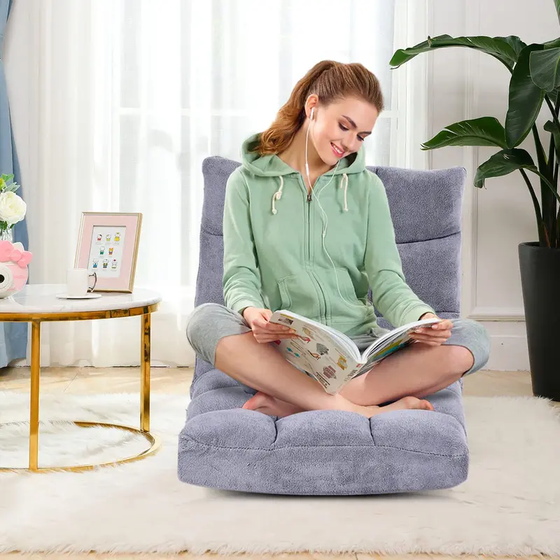 KOMFOTT Ergonomic Video Game Floor Chair — 14-Position Adjustability & Enhanced Back Support