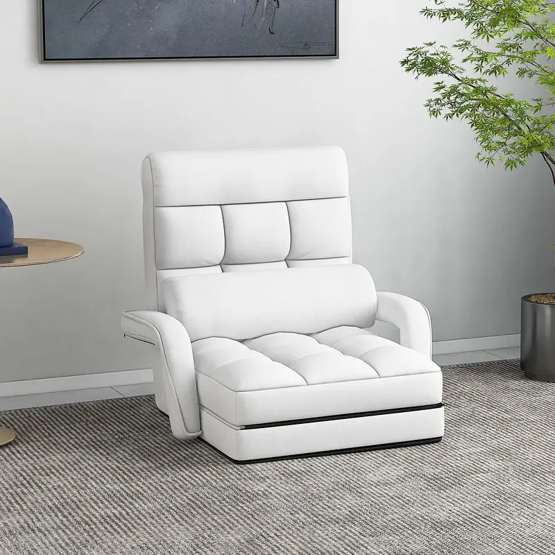 KOMFOTT Foldable Floor Lounge Chair – Compact Lazy Sofa for Small Spaces