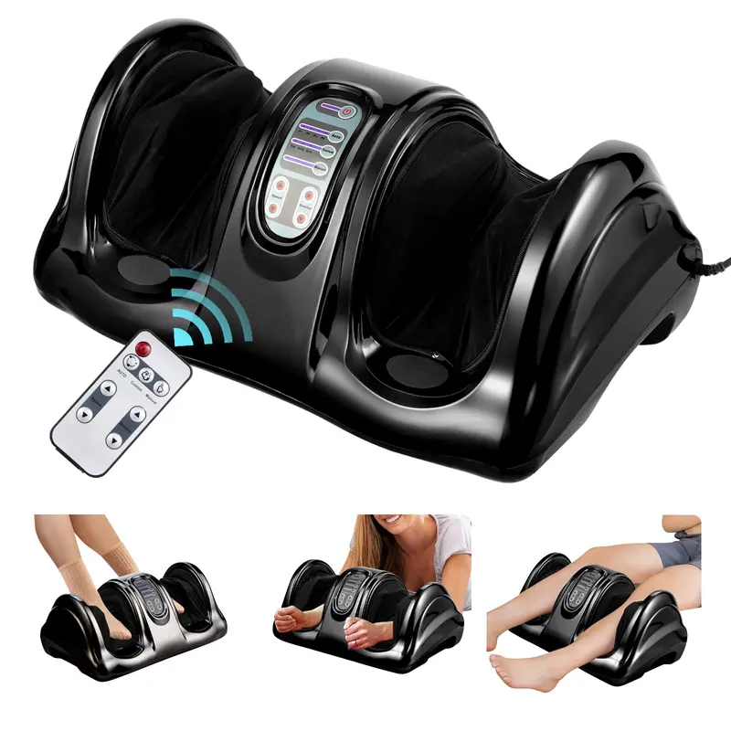 KOMFOTT Shiatsu Foot Massager – Electric Foot Roller with Heat, 4 Massage Modes & Remote