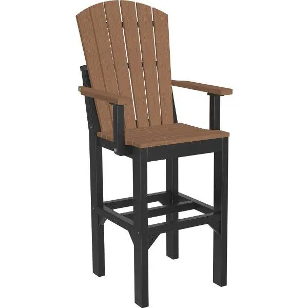 LuxCraft Adirondack Bar-Height Arm Chair