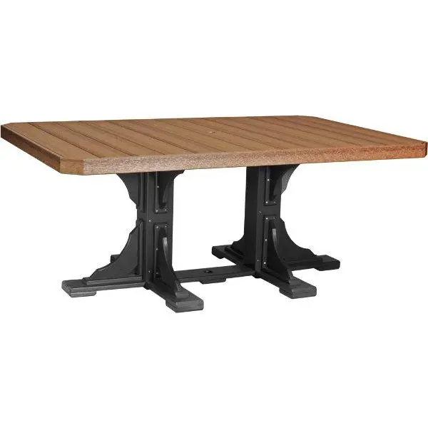 LuxCraft Poly 4ft x 6ft Rectangular Bar-Height Table