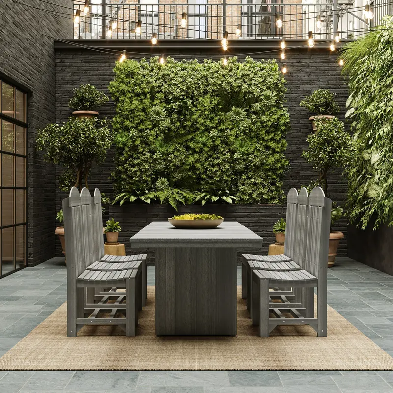 LuxCraft Urban 3′ x 10′ Rectangular Dining Table