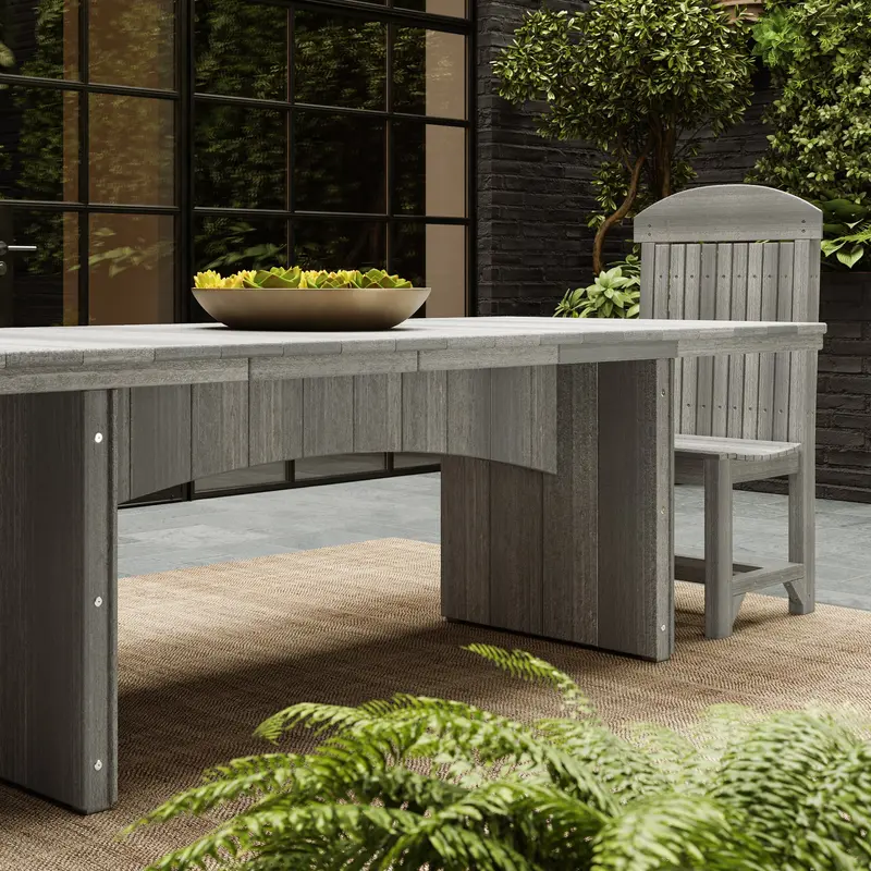 LuxCraft Urban 3′ x 8′ Rectangular Dining Table