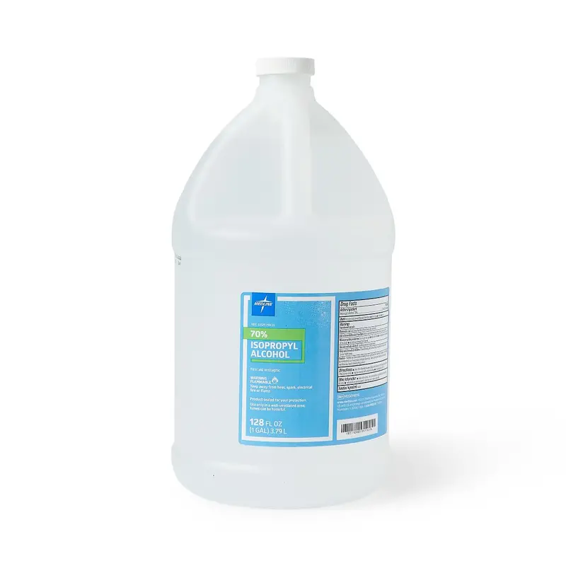 Medline 70% Isopropyl Alcohol – 1 Gallon Jug (Case of 4)