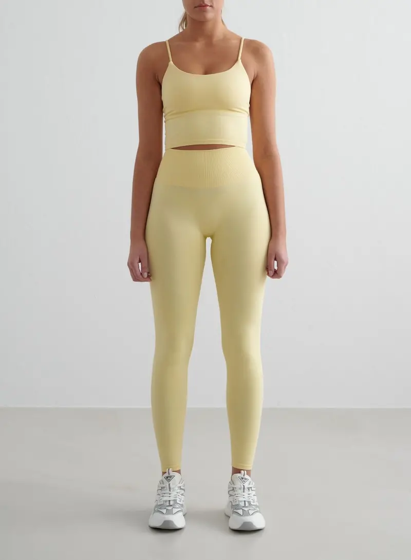 Mellow Seamless Tights & Adjustable Strap Singlet Set