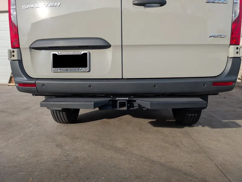 Mercedes Sprinter Rear XL Plateau Step – Heavy-Duty Access
