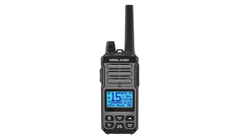 Midland GXT67 PRO GMRS Two-Way Radio – 5-Watt Portable Communication System