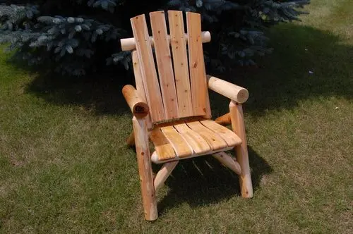 Moon Valley Cedar Lawn Chair – Natural Wood Finish