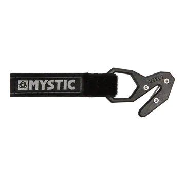 Mystic Safety Knife – Compact Black Blade for Watersports Emergencies