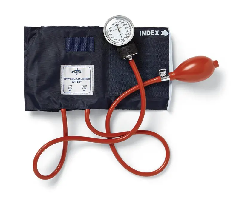 Neoprene-Finished Handheld Sphygmomanometer – Large Adult Cuff