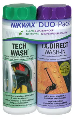 Nikwax HardShell Duo Pack – Waterproofing & Cleaning Kit