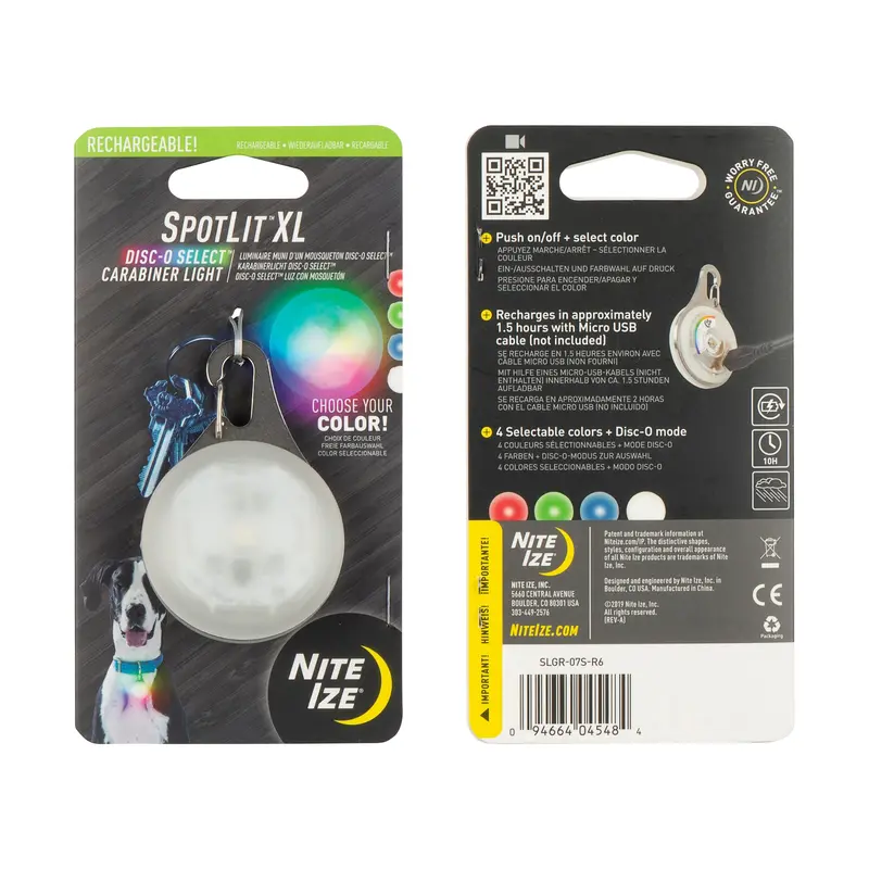 Nite Ize SpotLit XL Recycled Biner Light