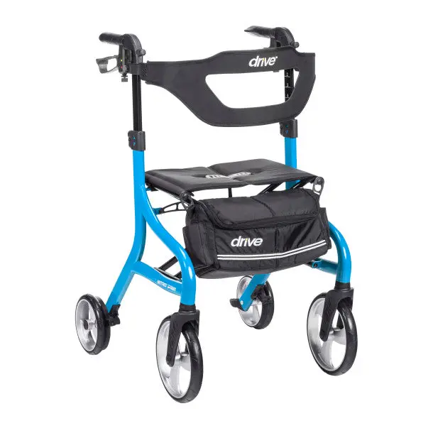 Nitro Sprint Tall-Height Rolling Walker – Navy Blue Finish