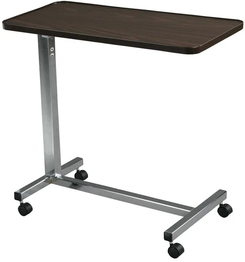 Non-Tilt Overbed Table – Chrome Finish