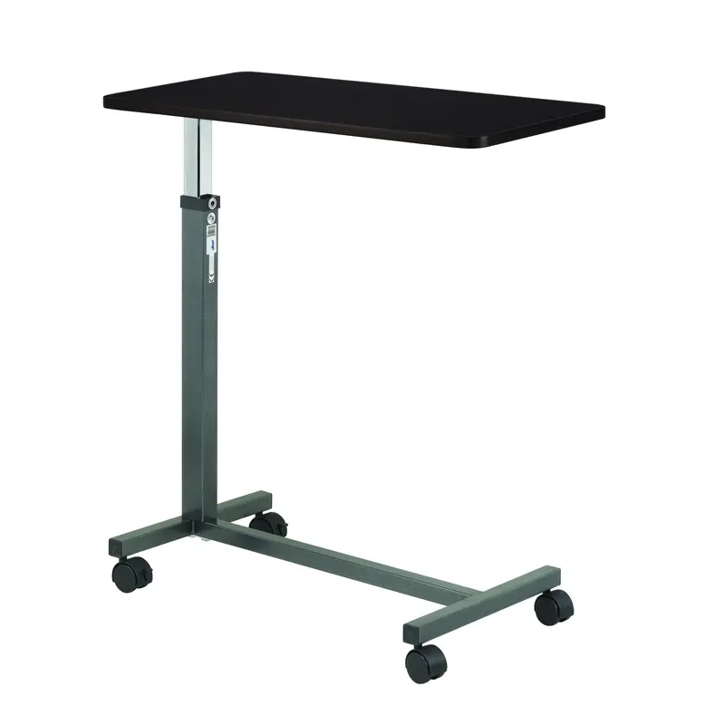 Non-Tilt Overbed Table – Silver Vein Finish
