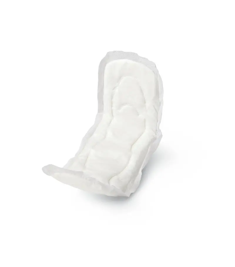Nonsterile Maxi Sanitary Pads with Adhesive Strip – 288-Unit Case