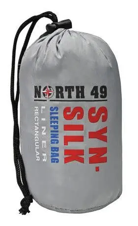 North 49 Silk-Lined Synthetic Sleeping Bag Liner
