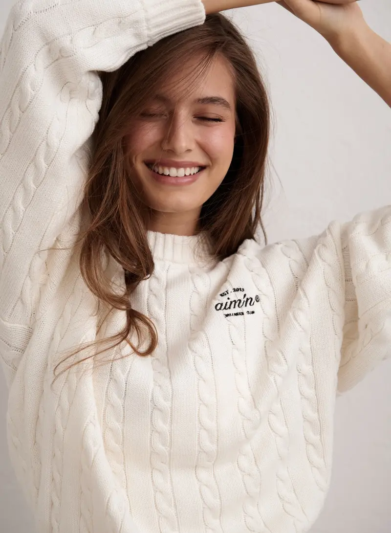 Off-White Club Cable-Knit Sweater – Timeless Knitwear Style