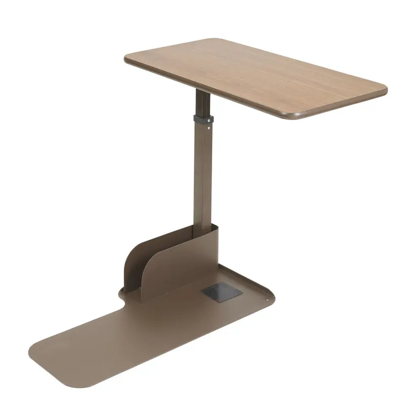 Overbed Table with Seat Lift Function – Left-Side Adjustable Height Model