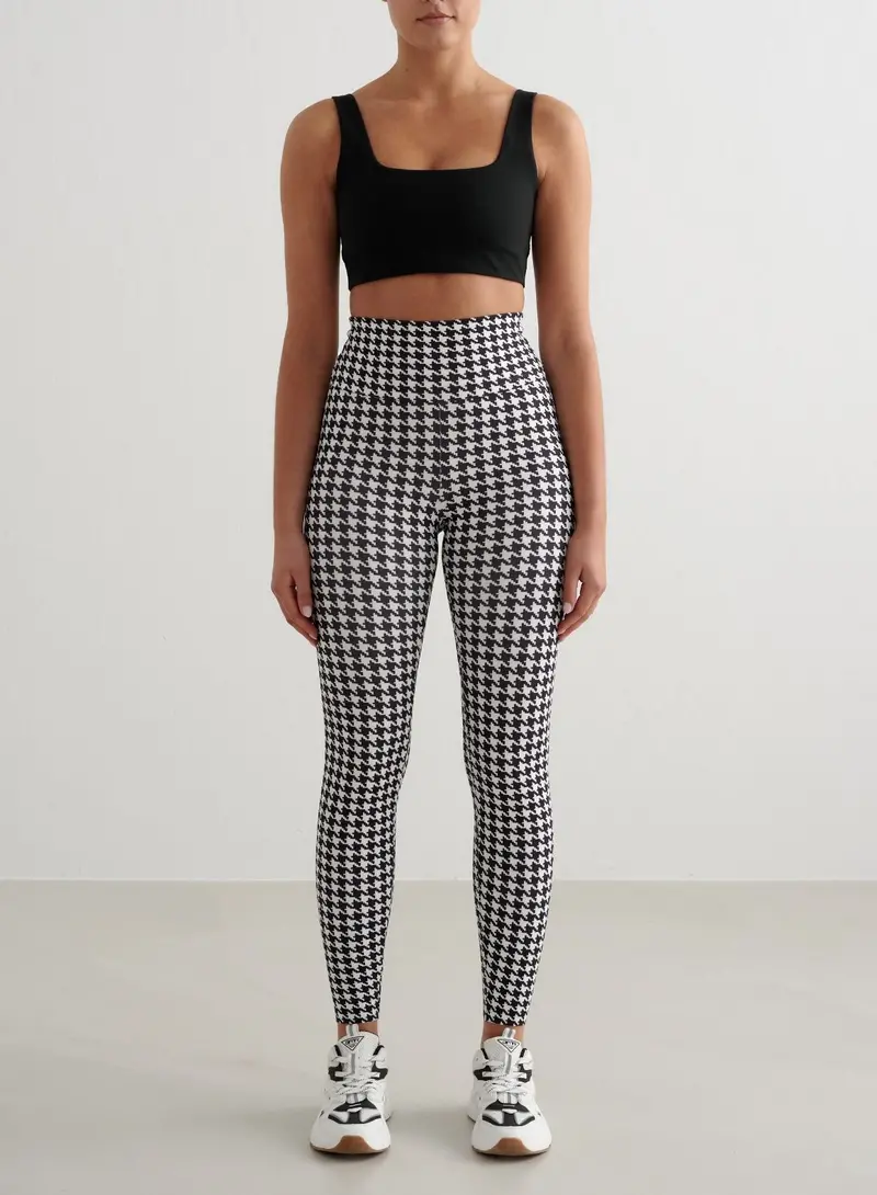 Pepita Print Sense Leggings