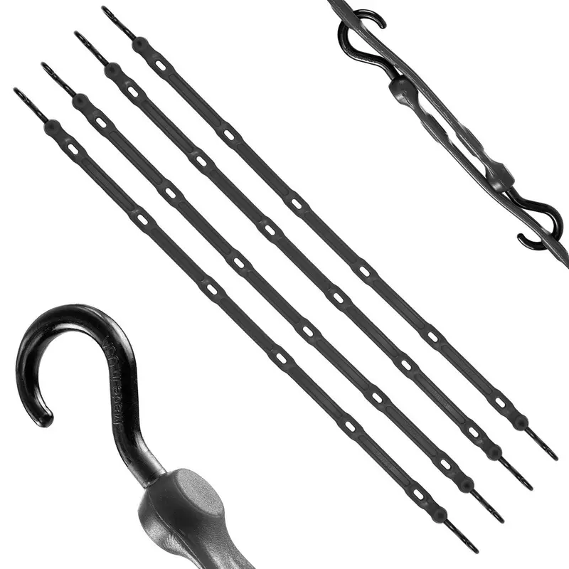 Perfect Bungee 36-Inch Adjustable Strap – Black (20-Pack Tray)