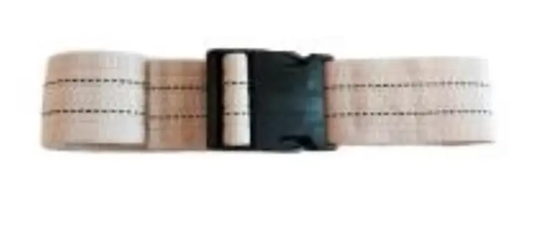 Pinstripe Gait Belt with Plastic Buckle – 72 Inch Length