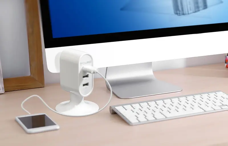 PowerUp Mini USB Hub – Compact 3-Port Charging Station