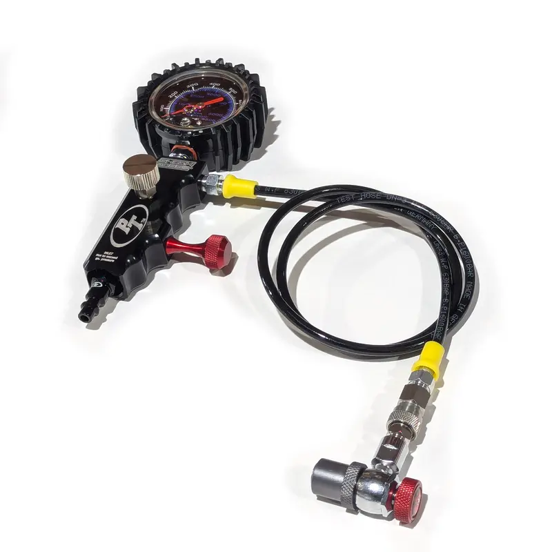 Precision Shock Inflator with Integrated Pressure Gauge Tool