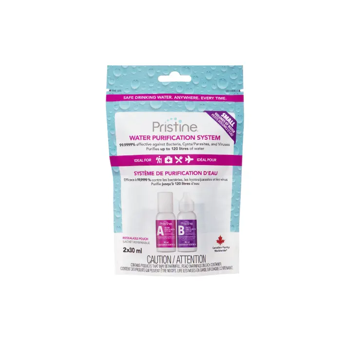 Pristine Personal-Sized Water Treatment Pack