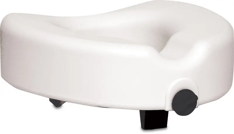 ProBasics Locking Raised Toilet Seat – Armless Elevated Seat for Compact Spaces