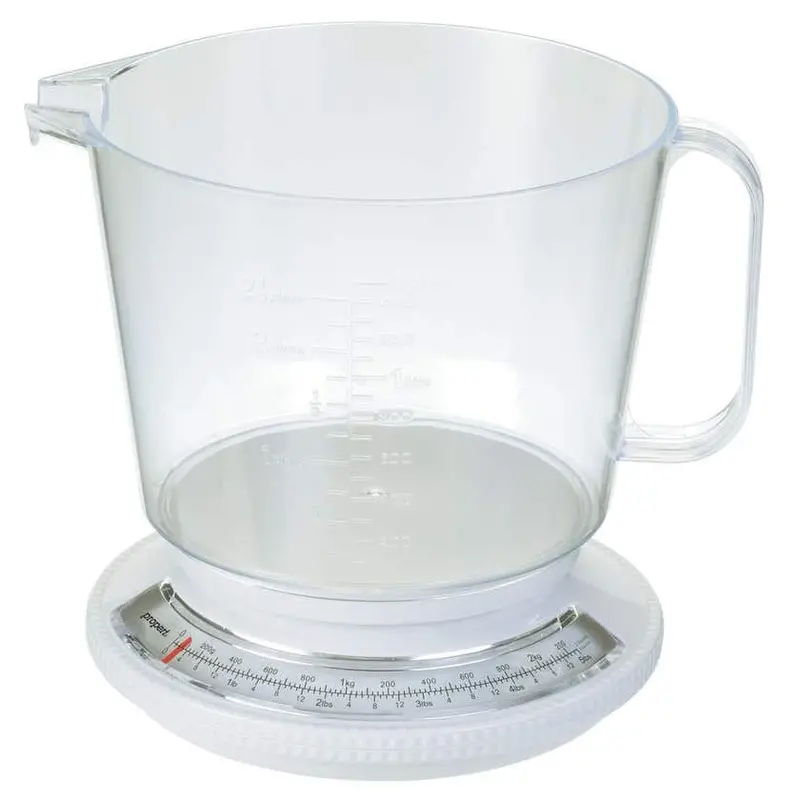 Propert 2.2 kg Digital Kitchen Scale with Measuring Jug – Dishwasher-Safe