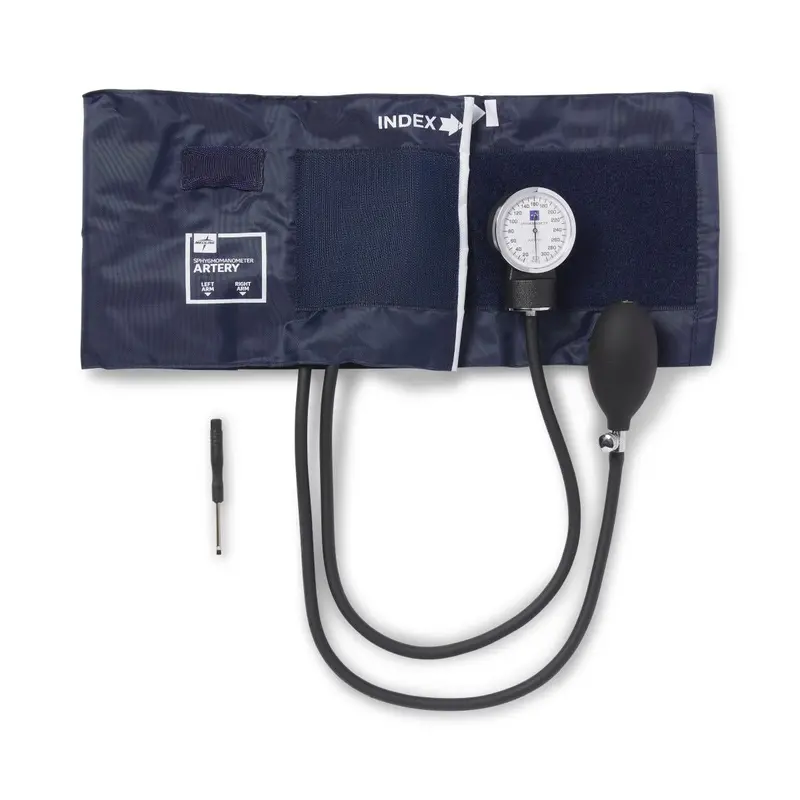 PVC Handheld Aneroid Sphygmomanometer – Large Adult Cuff