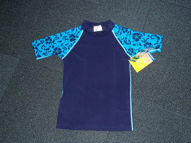 Radicool Kids Hawaiian-Print Rash Guard Shirt
