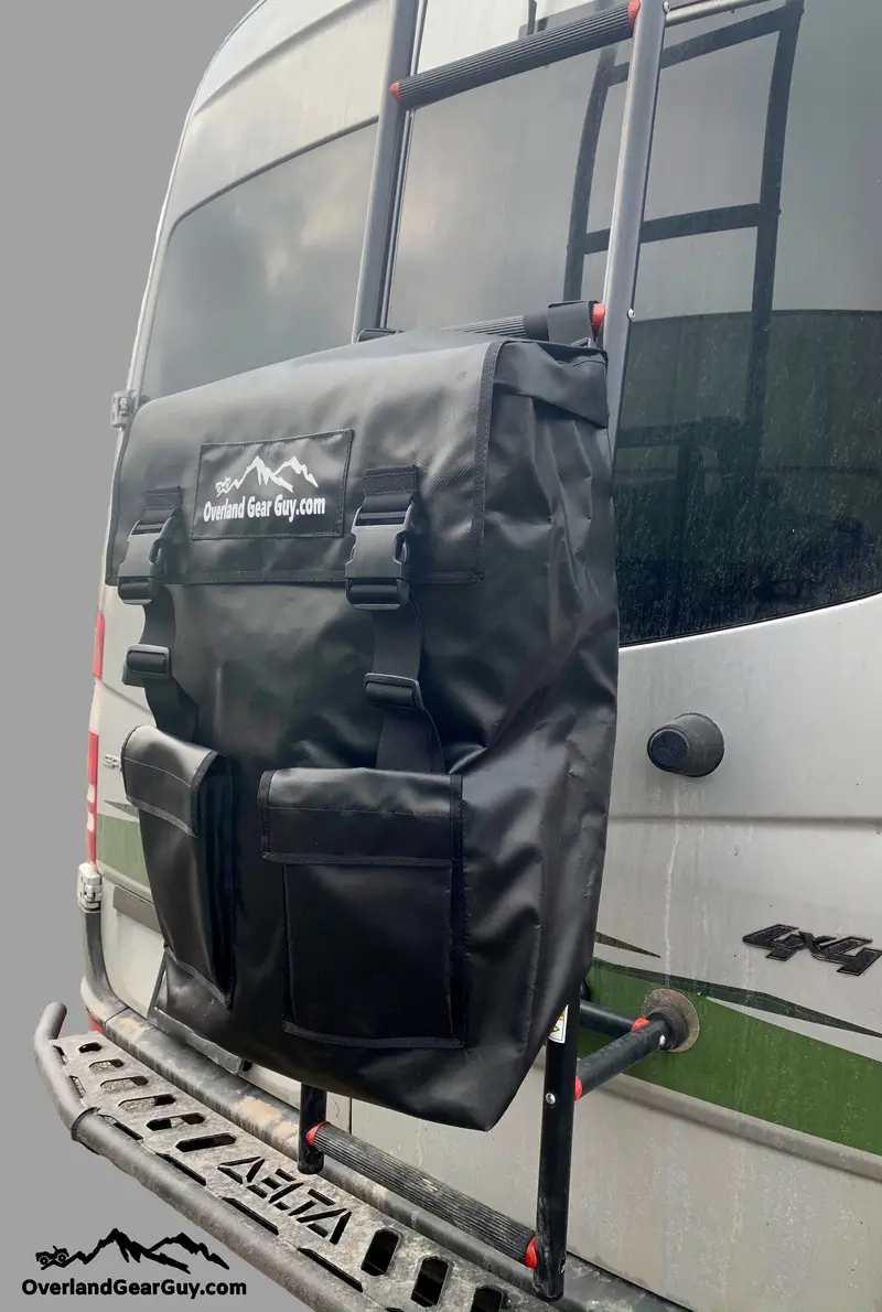 Rear Vehicle Ladder-Mount Trash Bag