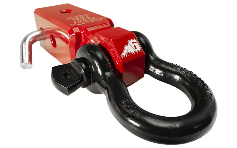 Red 2.5-Inch Shackle Block Assembly