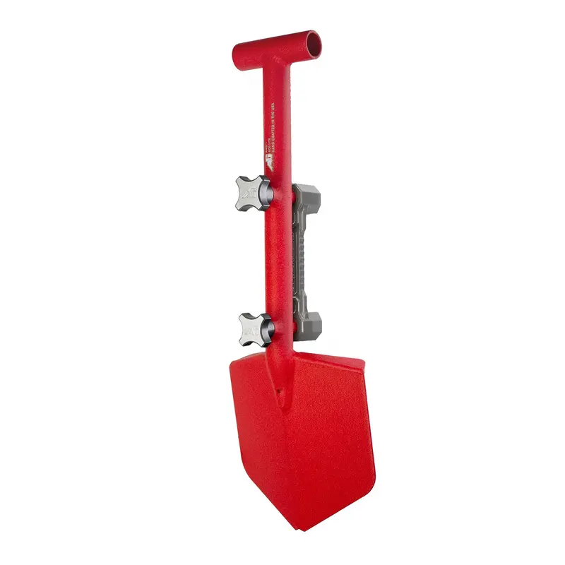 Red Mini Shovel and Grey SSM Mount Combo