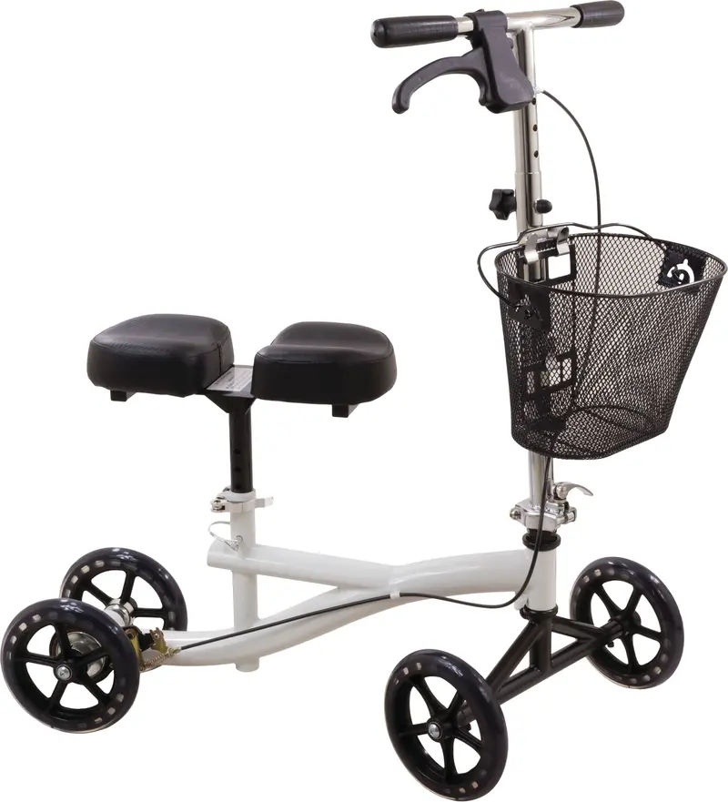 Roscoe White Knee Scooter – Lightweight Mobility Device (1 Unit)