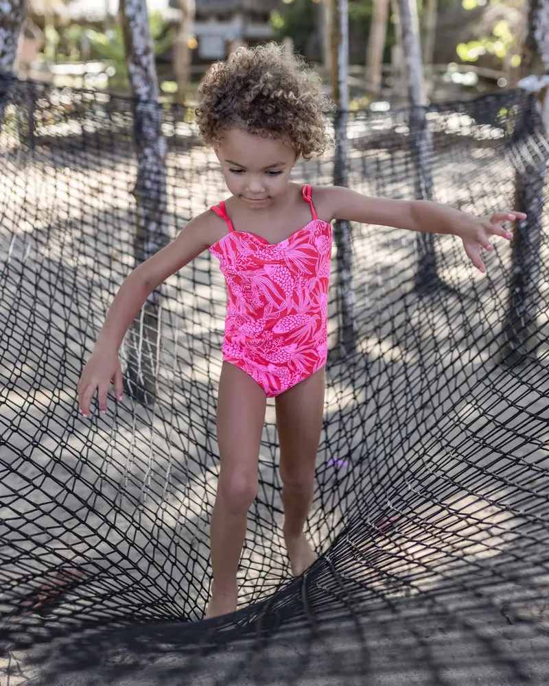Rosie One-Piece Swimsuit – Koi Print