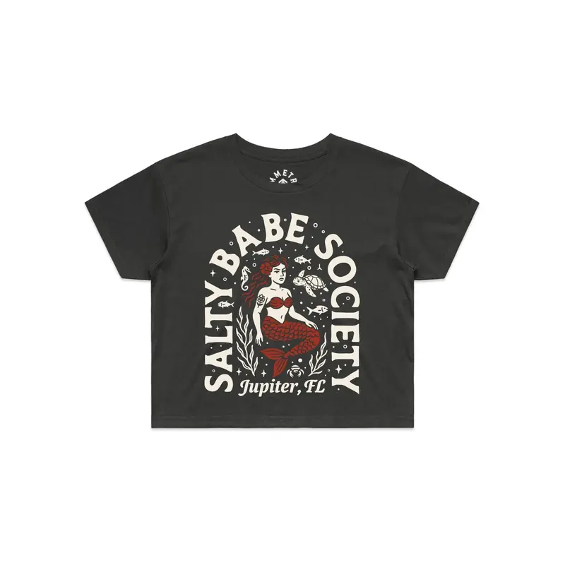 Salty Babe Cropped Tee