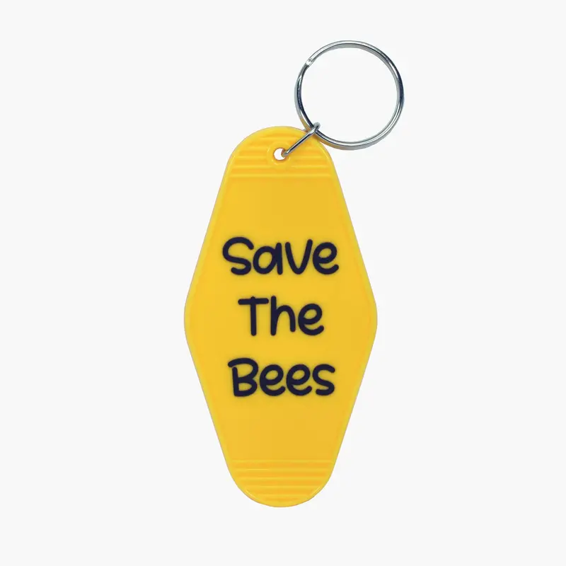 Save the Bees Eco-Conscious Motel Key Tag