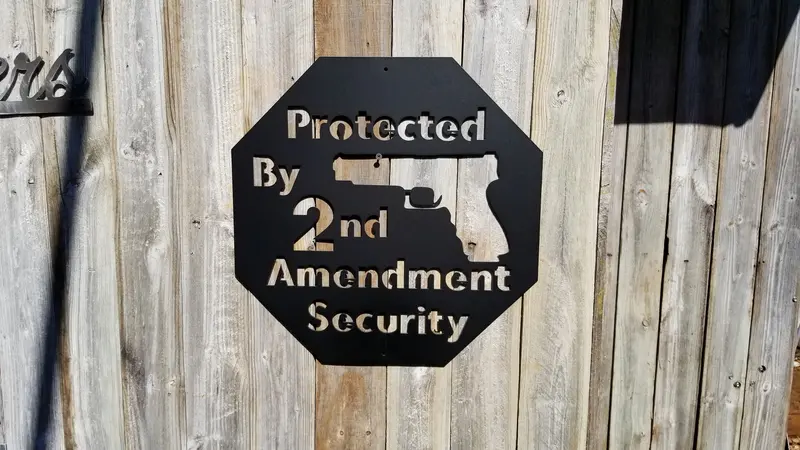 Second Amendment Rights Statement Plaque