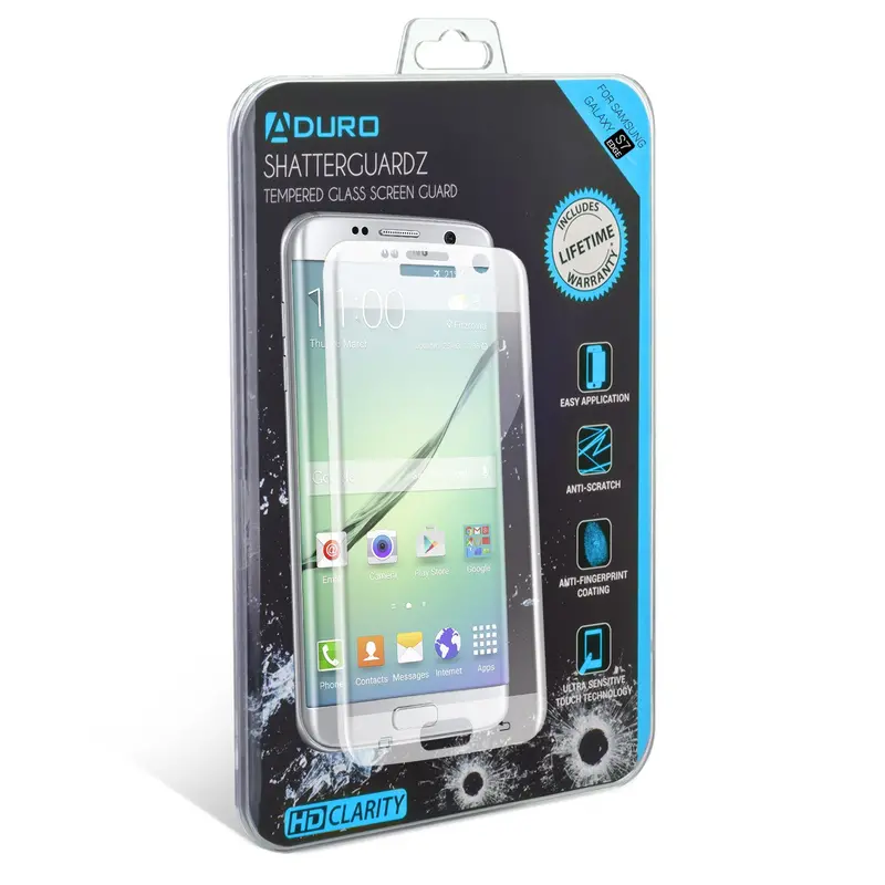 SHATTERGUARDZ Tempered Glass Screen Protector for Samsung Galaxy S7 Edge