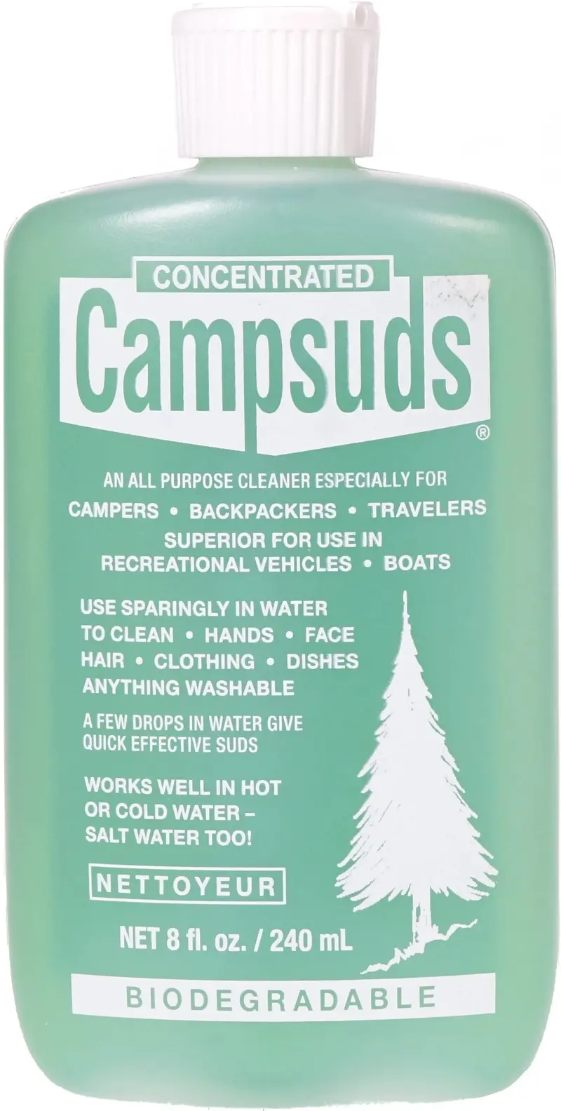 Sierra Dawn Biodegradable Campsuds Dish Soap – 8 oz Bottle