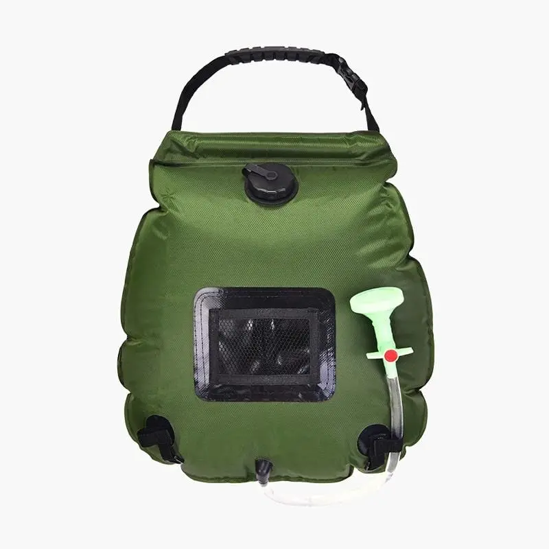 Solar-Powered Portable Camp Shower
